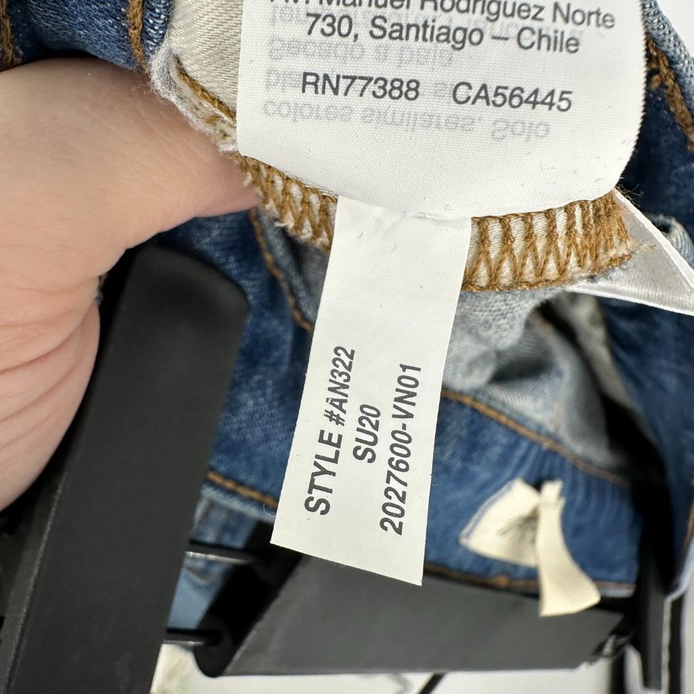 Madewell The Perfect Vintage Full Length Straight Jean‎ in Sanderson Wash 25 - Picture 11 of 12